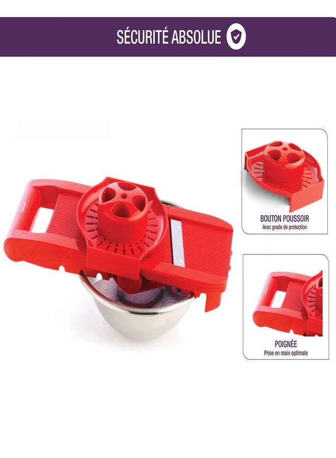 ماستراد قطاعة ماندولين متعددة الاستخدامات من ماستراد (أحمر) - Image 4